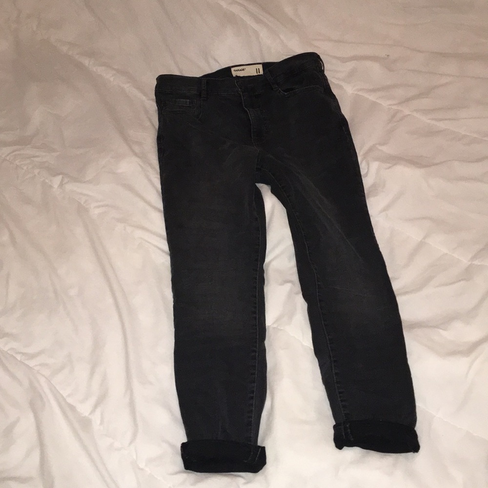 Garage Black Denim Jeans NWOT (aprox. size 6)